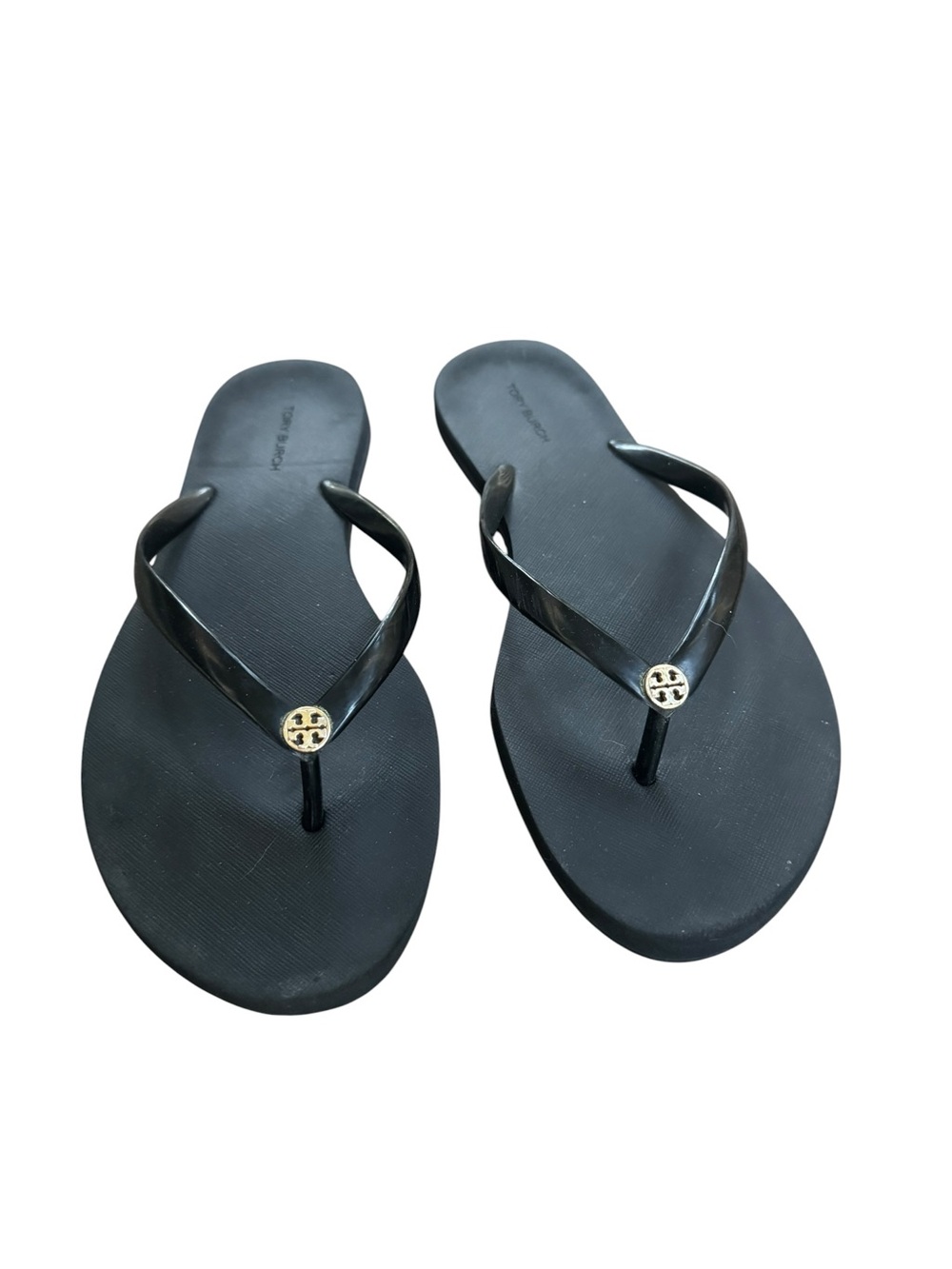 Tory Burch Women's Chelsea Rubber Flip Flop Sandals in black 9